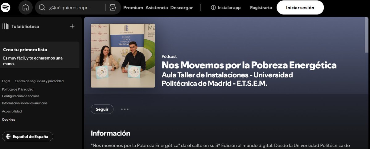 🚀Primer podcast en rrss (con tomas falsas al final 😂), síguenos‼️
Spotify▶️ short.upm.es/ij1hg
Youtube▶️short.upm.es/lyt51
@IEducativa_UPM <a href="/ETSEM_UPM/">Edificación UPM</a> <a href="/DownMadrid/">Down Madrid</a> #ApSUPM