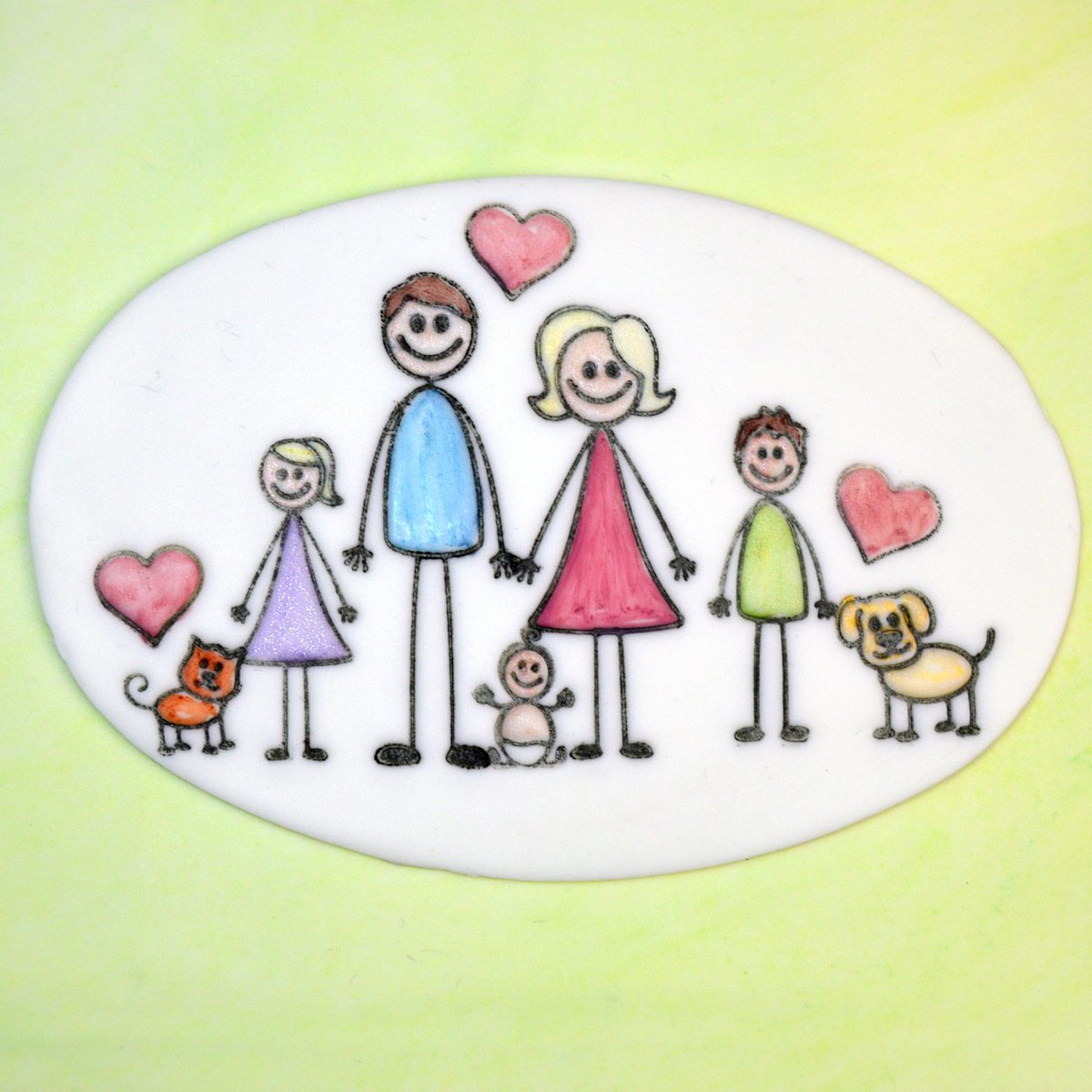 Create quick and fun stick family designs on your cake, cookies and cupcakes with our new Stick Family set. Perfect when used as a food colour stamp for creating unique family scenes! Available now...

Etsy: t.ly/8pe-N
eBay: t.ly/7eRr2