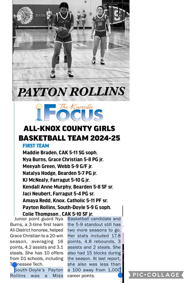 Payton Rollins (@paytonrollins6) on Twitter photo Thank you for the recognition and selection for the 1st team all Knoxville team!! <a href="/KnoxFocus/">Knox Focus</a> <a href="/5StarPreps/">5Star Preps</a> <a href="/prepxtra/">PrepXtra</a> <a href="/PGHTennessee/">Prep Girls Hoops Tennessee</a> <a href="/CoachVez4/">Vez Smith</a> <a href="/TNFlightEYBL/">Tennessee Flight EYBL</a> <a href="/WeWorkHoops/">Christian Simmons</a> <a href="/BCATHOOPS/">BCAT</a> <a href="/_BlakeDerrick/">Blake Derrick</a> <a href="/WorldExposureWB/">World Exposure Report Women’s Basketball</a> <a href="/SDHcommunity/">South Doyle Community</a> <a href="/SDHS_LadyKeesBB/">Lady Kees Basketball</a> <a href="/talkinghoops23/">TALKING HOOPS</a> <a href="/Get2CollegAth/">Get 2 College Athletics</a> Thank you for the recognition and selection for the 1st team all Knoxville team!! <a href="/KnoxFocus/">Knox Focus</a> <a href="/5StarPreps/">5Star Preps</a> <a href="/prepxtra/">PrepXtra</a> <a href="/PGHTennessee/">Prep Girls Hoops Tennessee</a> <a href="/CoachVez4/">Vez Smith</a> <a href="/TNFlightEYBL/">Tennessee Flight EYBL</a> <a href="/WeWorkHoops/">Christian Simmons</a> <a href="/BCATHOOPS/">BCAT</a> <a href="/_BlakeDerrick/">Blake Derrick</a> <a href="/WorldExposureWB/">World Exposure Report Women’s Basketball</a> <a href="/SDHcommunity/">South Doyle Community</a> <a href="/SDHS_LadyKeesBB/">Lady Kees Basketball</a> <a href="/talkinghoops23/">TALKING HOOPS</a> <a href="/Get2CollegAth/">Get 2 College Athletics</a>