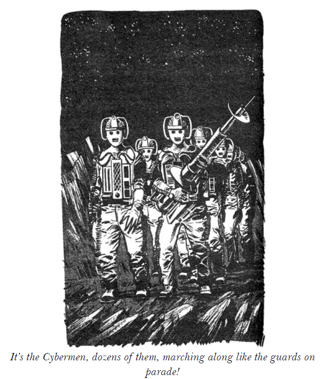 DWUDatabase's tweet image. The Cybermen are led by Tarn and Krang. I like the idea that the Cybermen use names. They aren't networked robots but individuals who have been upgraded #DoctorWho #Cybermen