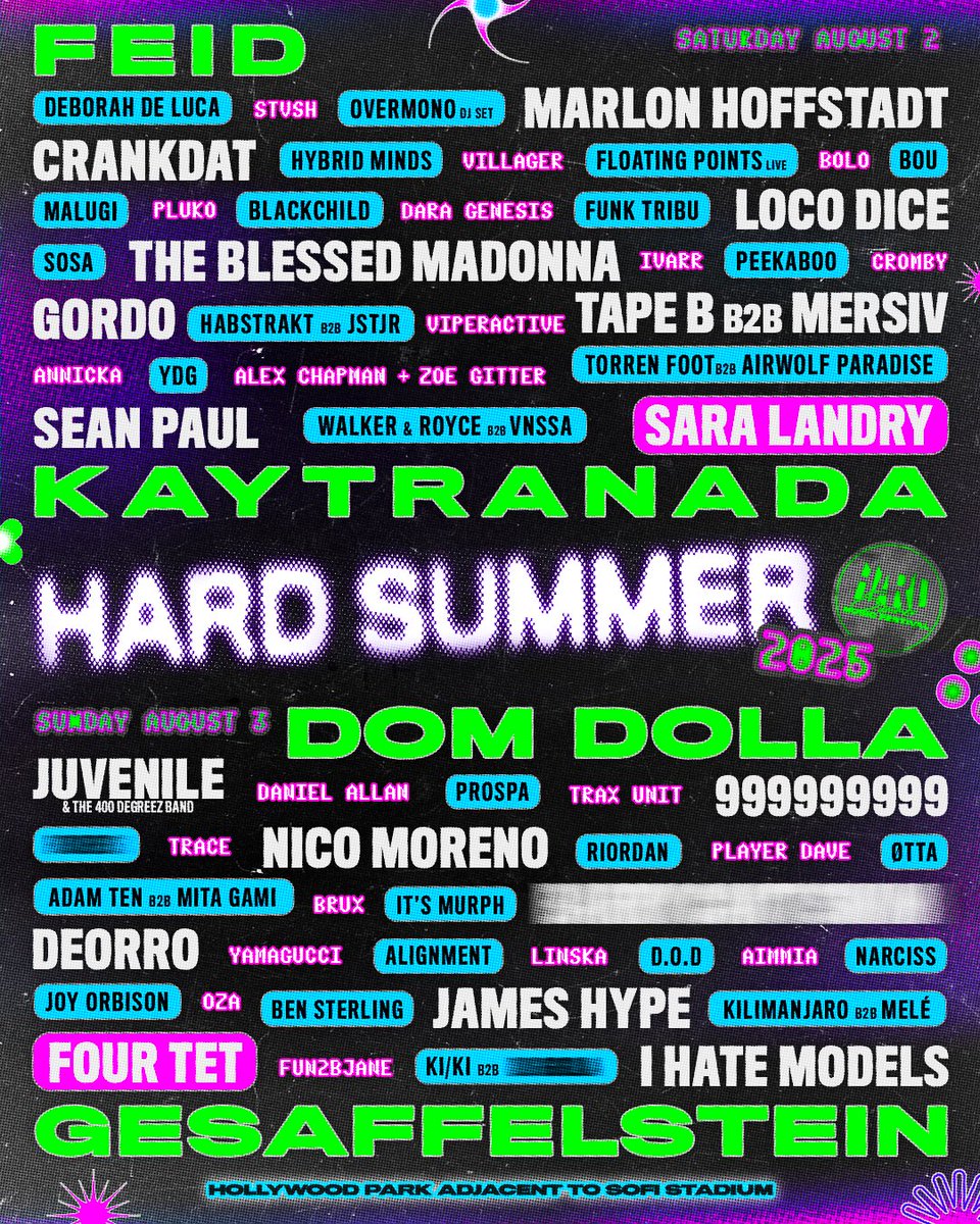 🔥NON-STOP FUEGO @ HSMF 2025🔥 2-Day &amp; Single Day tickets go On Sale this Friday, 3/7 @ 10AM PT! 🔗 sign up for early access to tix at HARDSUMMER.COM