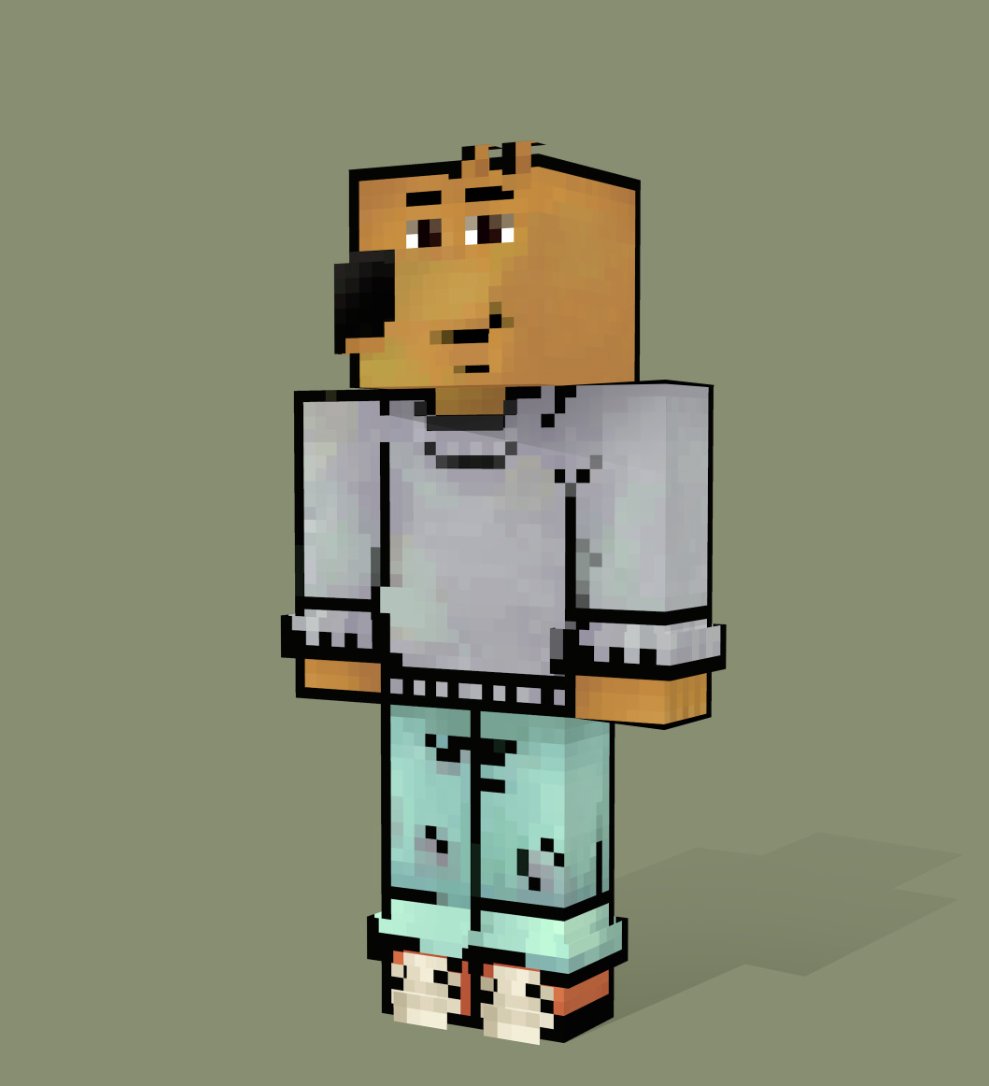 our new skin. his whole deal is he's a chill guy that lowkey doesn't give a fuck about creepers blowing up his base

© Phillip Bankss
#minecraft #minecraftmemes