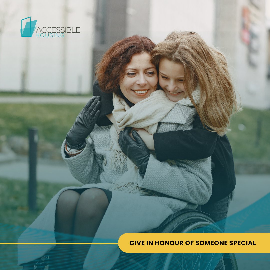 Honor someone special with a tribute donation to the Accessible Housing Society. Your gift supports essential services for those with limited mobility. Donate today: accessiblehousing.ca/donate #AccessibleHousing #InclusiveLiving #TributeGiving
