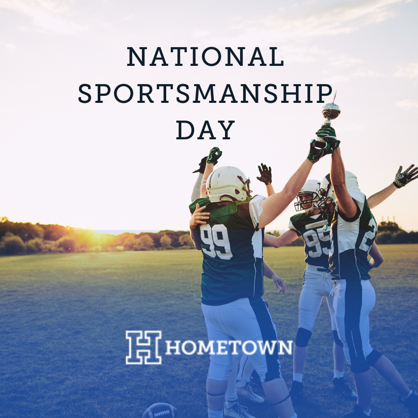 meethometown's tweet photo. 🏅 Today, we celebrate National Sportsmanship Day! At Hometown, we believe that good sportsmanship is the heart of every game—on and off the field. Let's honor the values of respect, teamwork, and fair play that bring communities together. 🌟 https://t.co/v6Mk7AWCcF