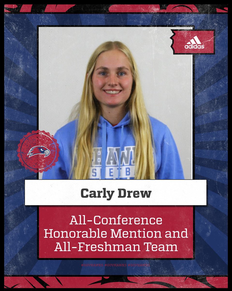 ‼️CCAC ALL CONFERENCE Honors‼️

Huge congratulations to Macy Stellner on All-Conference Honorable Mention and Carly Drew on All-Conference Honorable Mention and CCAC All-Freshman team!! Great work Ladies! #GoVHawks
