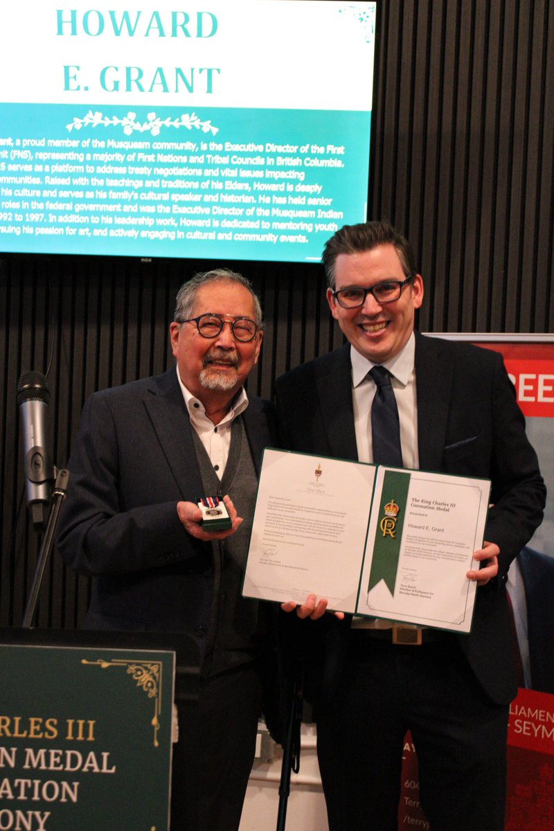 Wade Grant (@wadegrant) on Twitter photo It is with great pride I share this image with everyone. My father, Howard Grant, was presented the King Charles III Coronation medal for all the work he has done in our city, province and across Canada. Thank you MP <a href="/terrybeech/">Terry Beech 黃志峰</a> for bestowing such an honour upon my dad. It is with great pride I share this image with everyone. My father, Howard Grant, was presented the King Charles III Coronation medal for all the work he has done in our city, province and across Canada. Thank you MP <a href="/terrybeech/">Terry Beech 黃志峰</a> for bestowing such an honour upon my dad.
