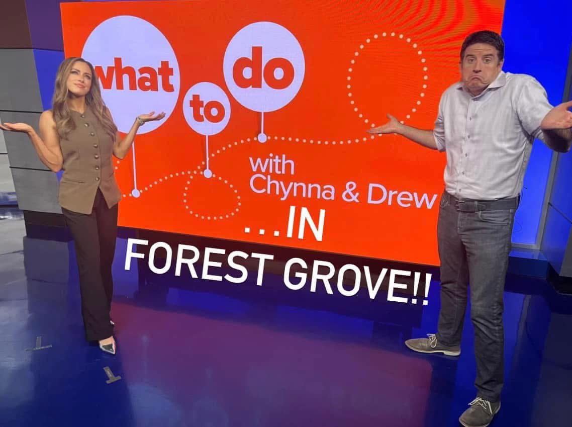 “What to Do with Chynna &amp; Drew” is coming to… FOREST GROVE!
So, let us know the best places for food, fun &amp; other Forest Grove favorites!