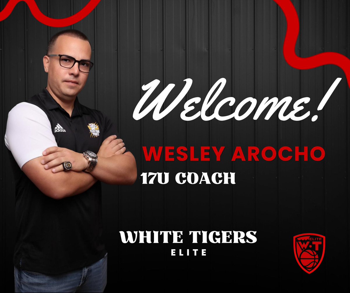 We are proud to introduce Wesley Arocho as the Program Director and 17U Head Coach at White Tigers Elite Basketball!

With a proven track record of success, Coach Arocho brings years of experience at the highest levels of basketball.