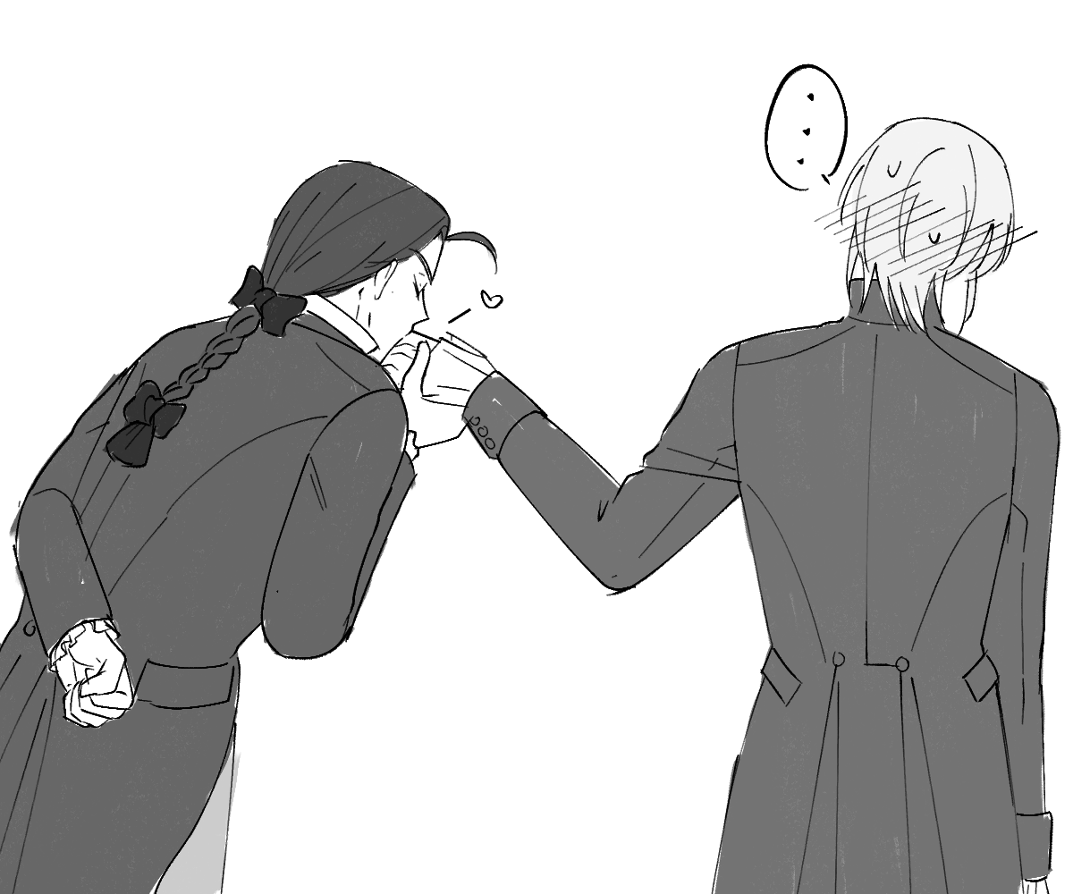 ultopias's tweet image. 1790s au scribbles