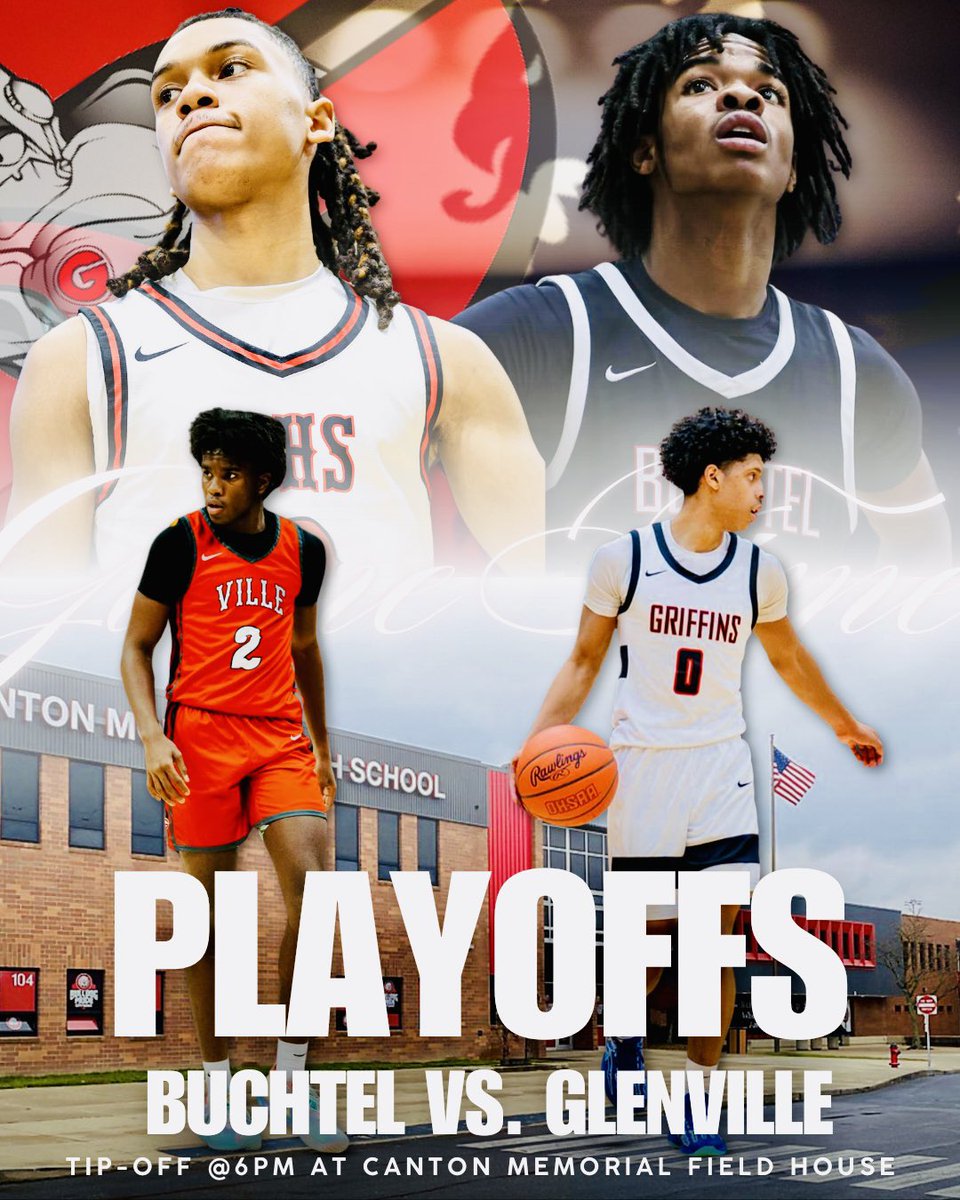 🗣️EVERYBODY COME OUT TO SUPPORT THE GRIFFS 🏀….AS THEY CHASE HISTORY 🏆 4 OF 7‼️ STRAIGHT TO STATE….. 1040 vs 🌎‼️ #1040GRIFFS #Road2STATE🏁 #TheBROTHERHOOD🩸 #TITLE⏰ #NetChasin <a href="/mgoul/">Matt Goul</a> 
🆚 : GLENVILLE
🗓️:  THURS, 3/6
⏰: 6pm
📍: CANTON FIELD HOUSE