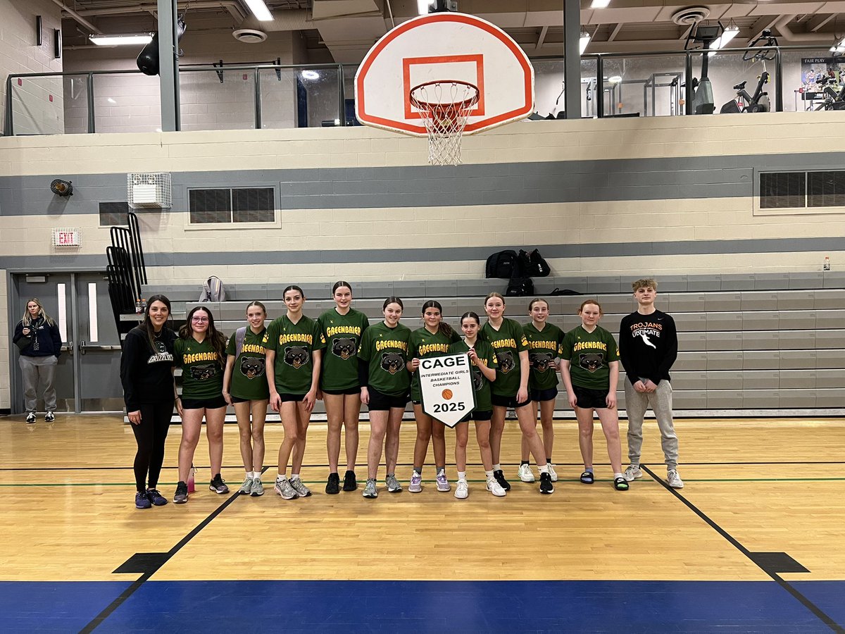 Proud is an understatement! CAGE Champions and an undefeated season for these ladies!  🏀 💚 🤍 <a href="/GreenbrierScho1/">Greenbrier School Grand Erie DSB</a> <a href="/GEDSB/">Grand Erie District School Board</a>