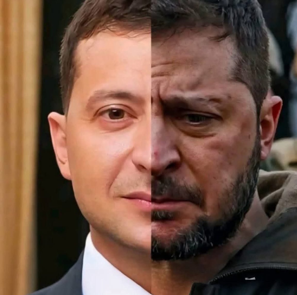 QNB_CRYPTO's tweet photo. @WallStreetMav Where is your suit? That is the last thing the children, women, and men of Ukraine care about.
All the pain of Ukraine is reflected in the face of their president. https://t.co/T6CJvNM9bu