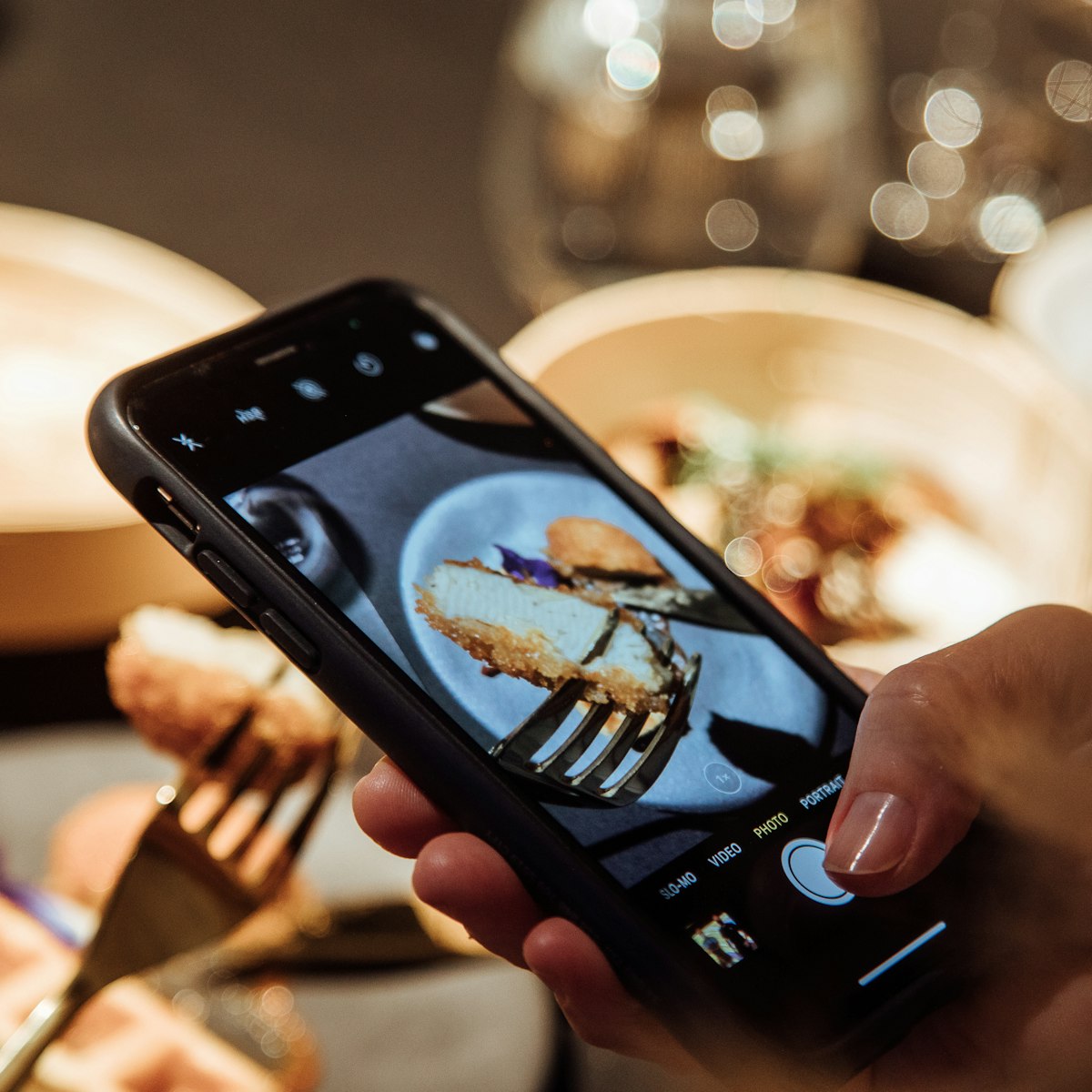 We would take a photo of our meal if it was making history, too.