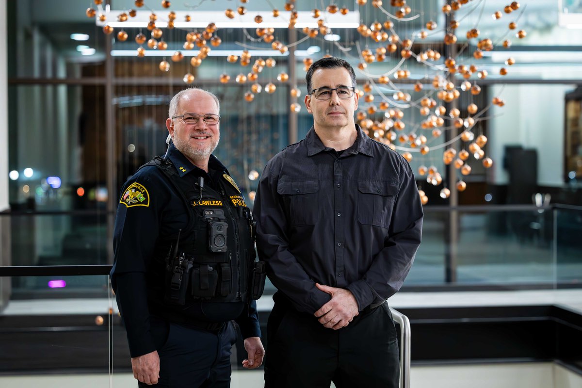 🎉 Welcome to the team, Officer Blaho!

Lateral Police Officer Robert Blaho was officially sworn in by Mayor Jon Nehring, alongside A/C Jim Lawless, during last night's City Council meeting.

Officer Blaho joins us from Duvall, bringing valuable regional experience. #JoinMPD