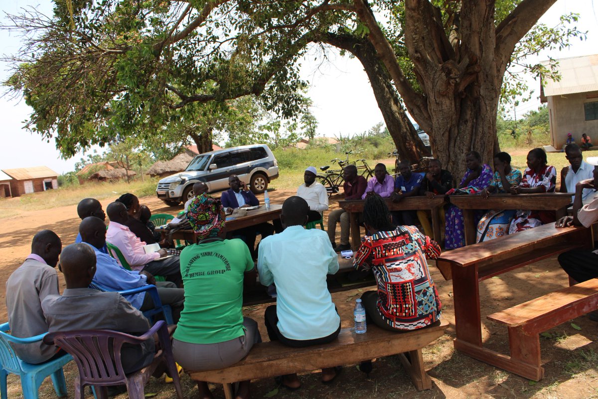 Earlier today, the district executive committee met with Busoga Consortium Director General Anthony Mula for a VAM meeting focused on enhancing community mobilization efforts. As part of the initiative, they visited Namayombe village and interacted with Village Action Committee.