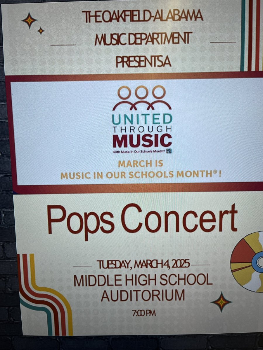 John Fisgus (@superfisgusoa) on Twitter photo March is Music in our schools! Canβt wait for tonightβs performance! <a href="/OAhornets/">Oakfield-Alabama MHS</a> Come join us and listen to our amazing musicians! March is Music in our schools! Canβt wait for tonightβs performance! <a href="/OAhornets/">Oakfield-Alabama MHS</a> Come join us and listen to our amazing musicians!