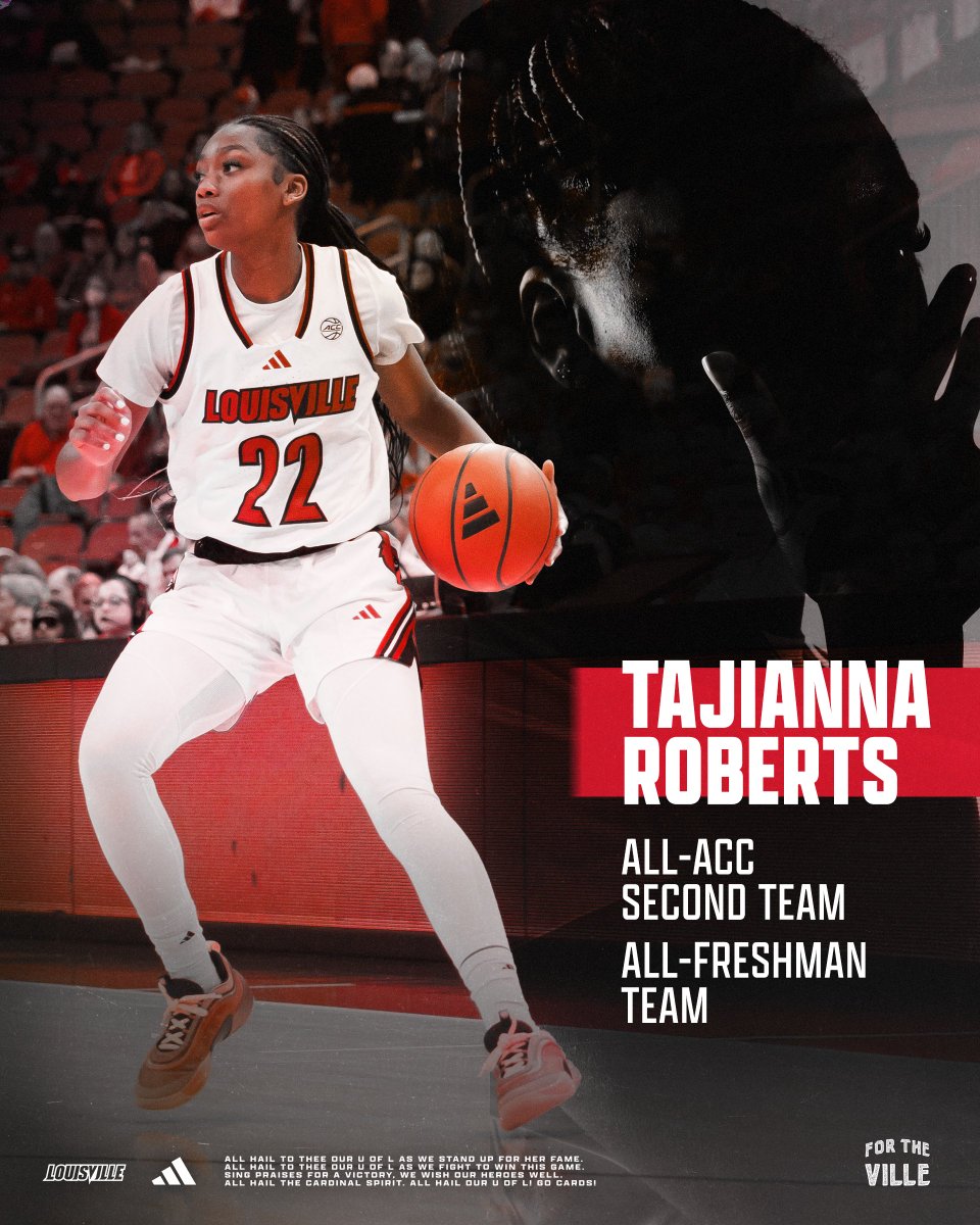 Congratulations to <a href="/taj__roberts/">Tajianna Roberts</a> on being named a Second Team All-ACC selection! 🏆

#GoCards