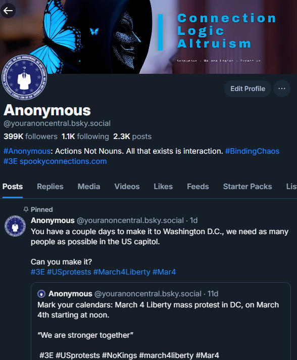 Anonymous tweet media