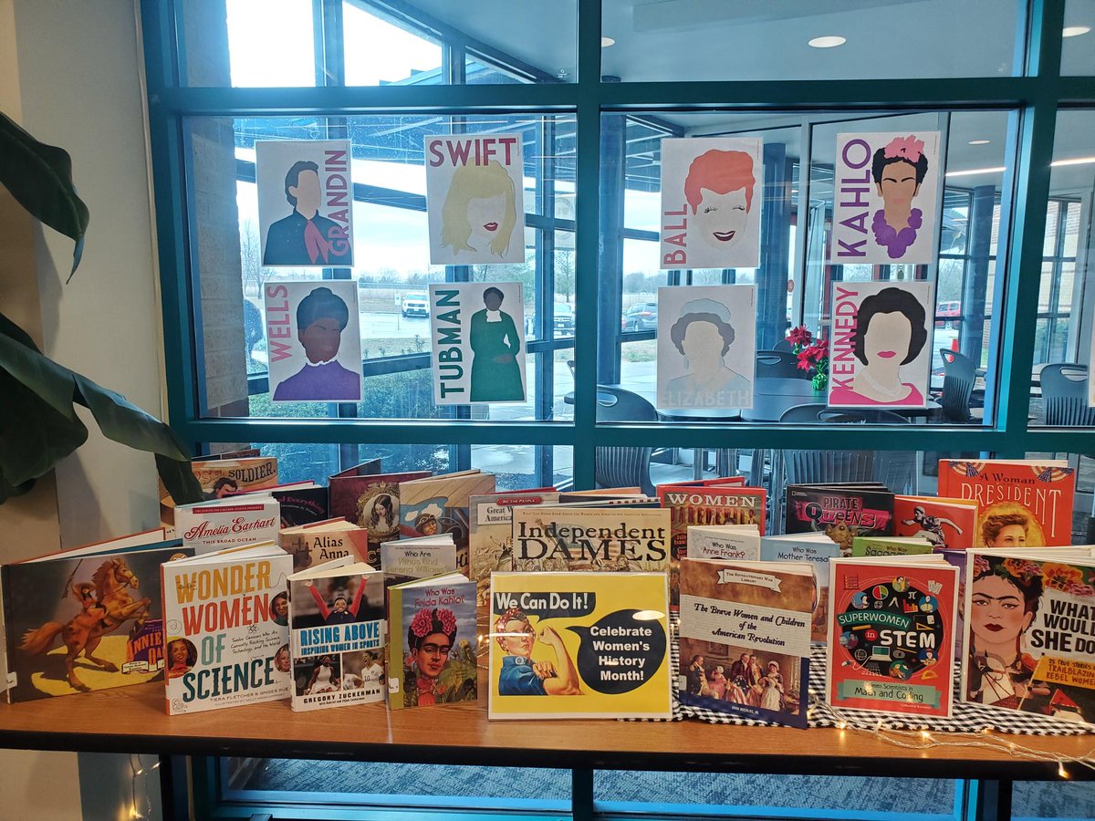 W. Creek Library (@wcreeklibrary) on Twitter photo Books for #WomensHistoryMonth are on display in the library! <a href="/WilsonsCreekInt/">Wilson's Creek</a> <a href="/officialSPS/">Springfield Public Schools</a> #spslib Books for #WomensHistoryMonth are on display in the library! <a href="/WilsonsCreekInt/">Wilson's Creek</a> <a href="/officialSPS/">Springfield Public Schools</a> #spslib