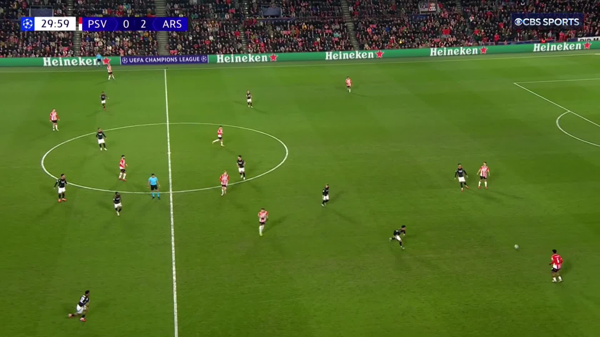 Mikel Merino with a real striker's finish ⚡️