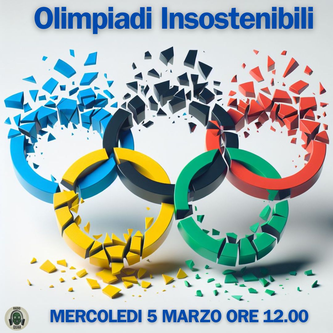RadioQuar's tweet image. Programma Mercoledì 5 Marzo
Domani mattina si inizia come sempre alle 7.00 con Sunrise Surprise e la selezione di @Fruscio1968.
Appuntamento alle 12.00 con la terza puntata di Olimpiadi Insostenibili con l'intervista al collettivo @OffTopic_lab.
E poi fino alle 23.00 musica.