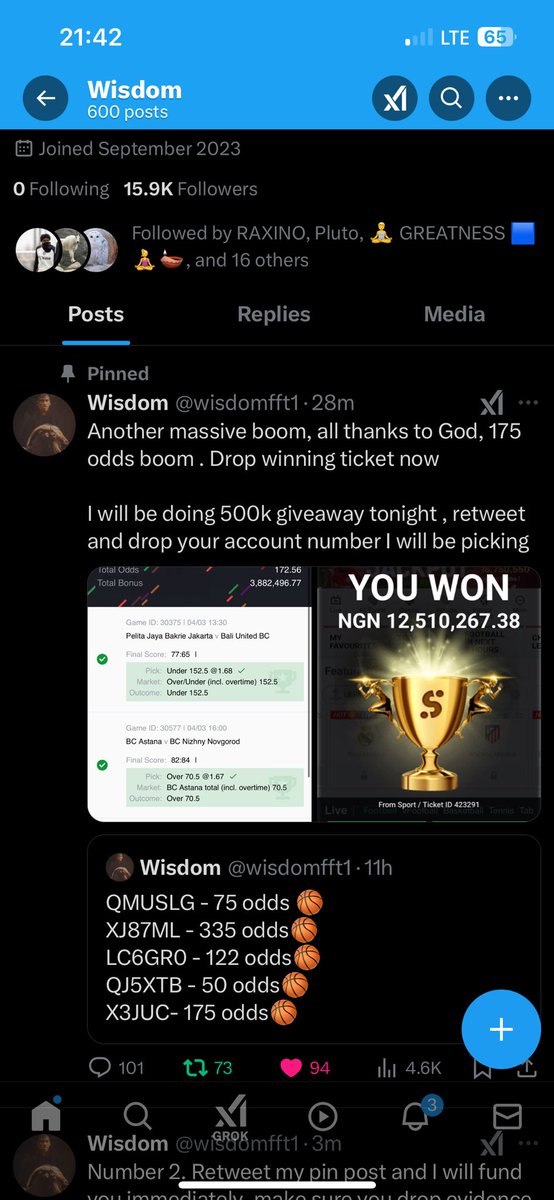 inyang009's tweet photo. @wisdomfft1 Done!!! Make I chop your give away for the first time boss
8132245531 OPay 
God bless https://t.co/05wyTCokJL