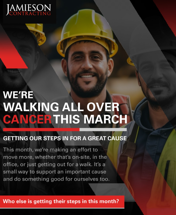Cancer affects so many lives, and this month is all about taking action. Walking 10,000 steps a day might seem like a challenge, but it’s nothing compared to what those battling cancer go through.