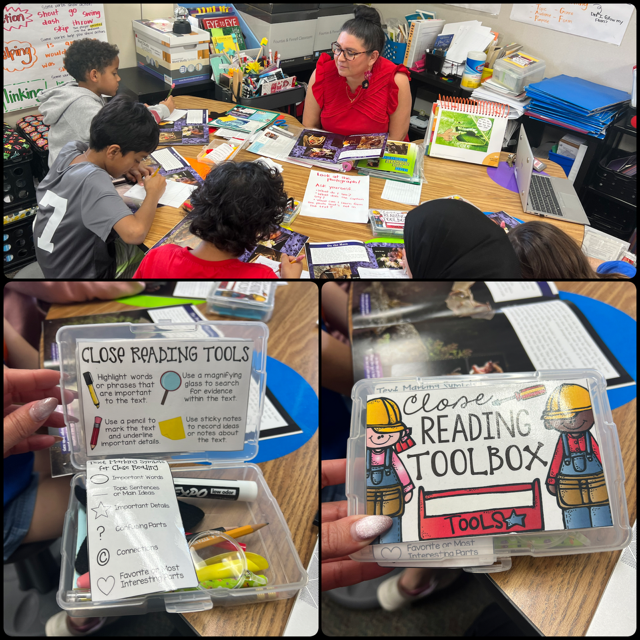 CSE_Chameleons's tweet photo. π Mrs. John is rocking small group instruction using the Reading Strategies 2.0 Flip Book to teach students how to use photographs to see beyond the text! ππ Way to Lead the PAC! #1.5 years!π₯ #VisualThinking #SmallGroupSuccess @DrAprudhomme @DrJarethaJordan @AP_JennyBartels https://t.co/a9dT7MLUKk