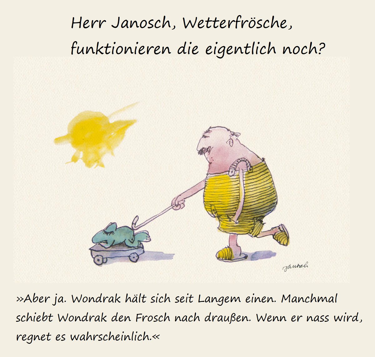 JanoschsWondrak's tweet image. #Janosch #Wondrak