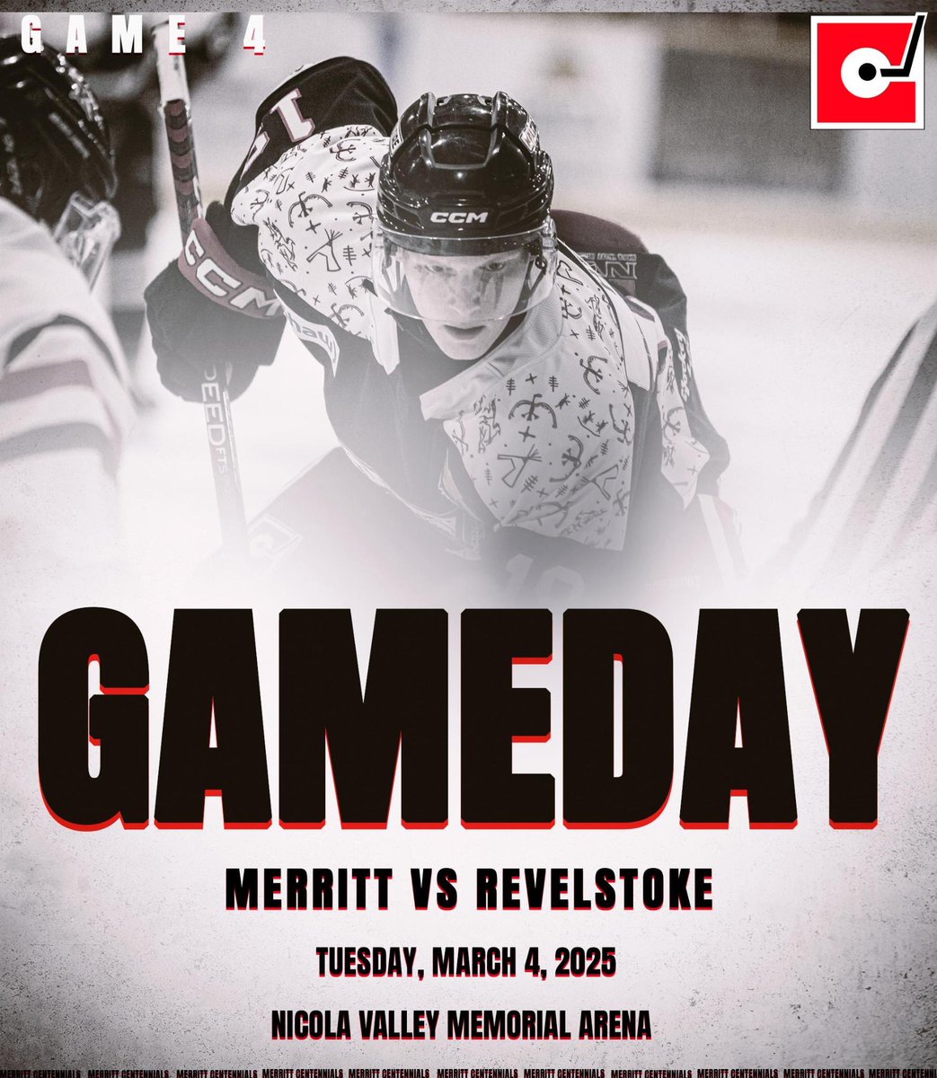 Game 4, tonight at Nicola Valley Memorial Arena.

🕖 7pm