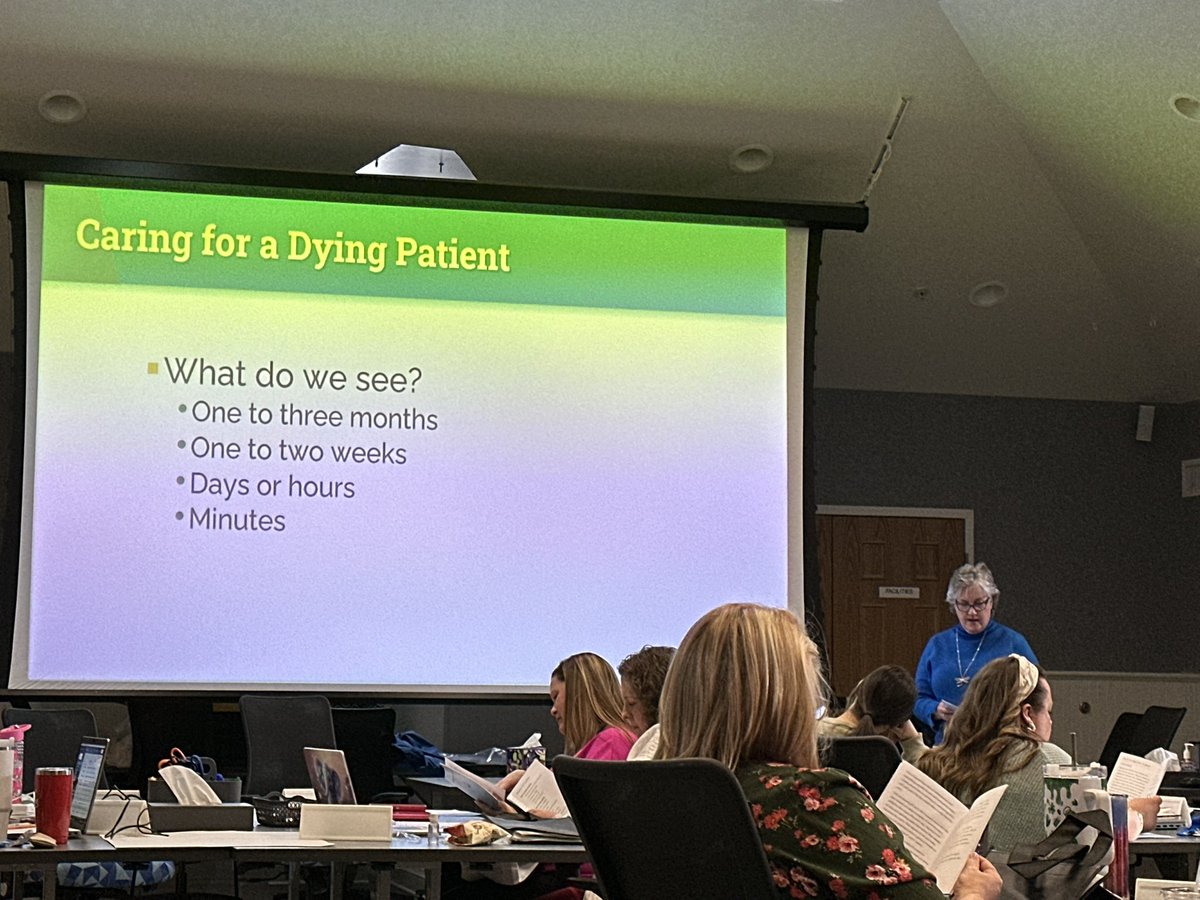 MLeedsRN's tweet photo. Thank you to Eastern AHEC for teaching our nurse educators today at NCCAT! Great conversations about mental health and death/dying! @ncahec @NCCATNews https://t.co/emCt0fwd1d