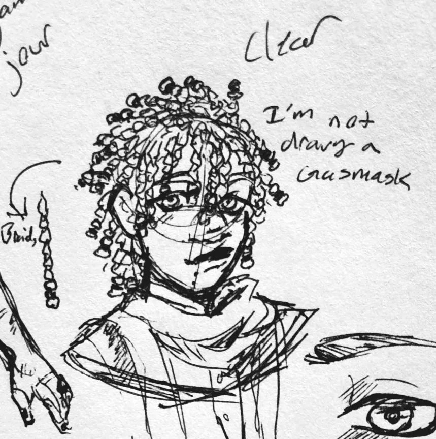 its not black history month anymore but by god will these dmmd bitches be black today, working on screen cap redraws with these designs. WIPs obvi