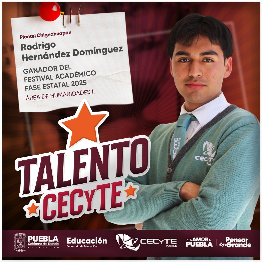 Part4. Estudiantes de CECyTE y EMSaD Puebla van al Festival Académico Nacional 2025 en Valladolid, Yucatán. 🙌🔥
¡Apoyemos con reacciones y compartiendo!
Gracias a <a href="/estebiferloza/">Estebi Fernández</a>   y al <a href="/Gob_Puebla/">Gobierno de Puebla</a>
