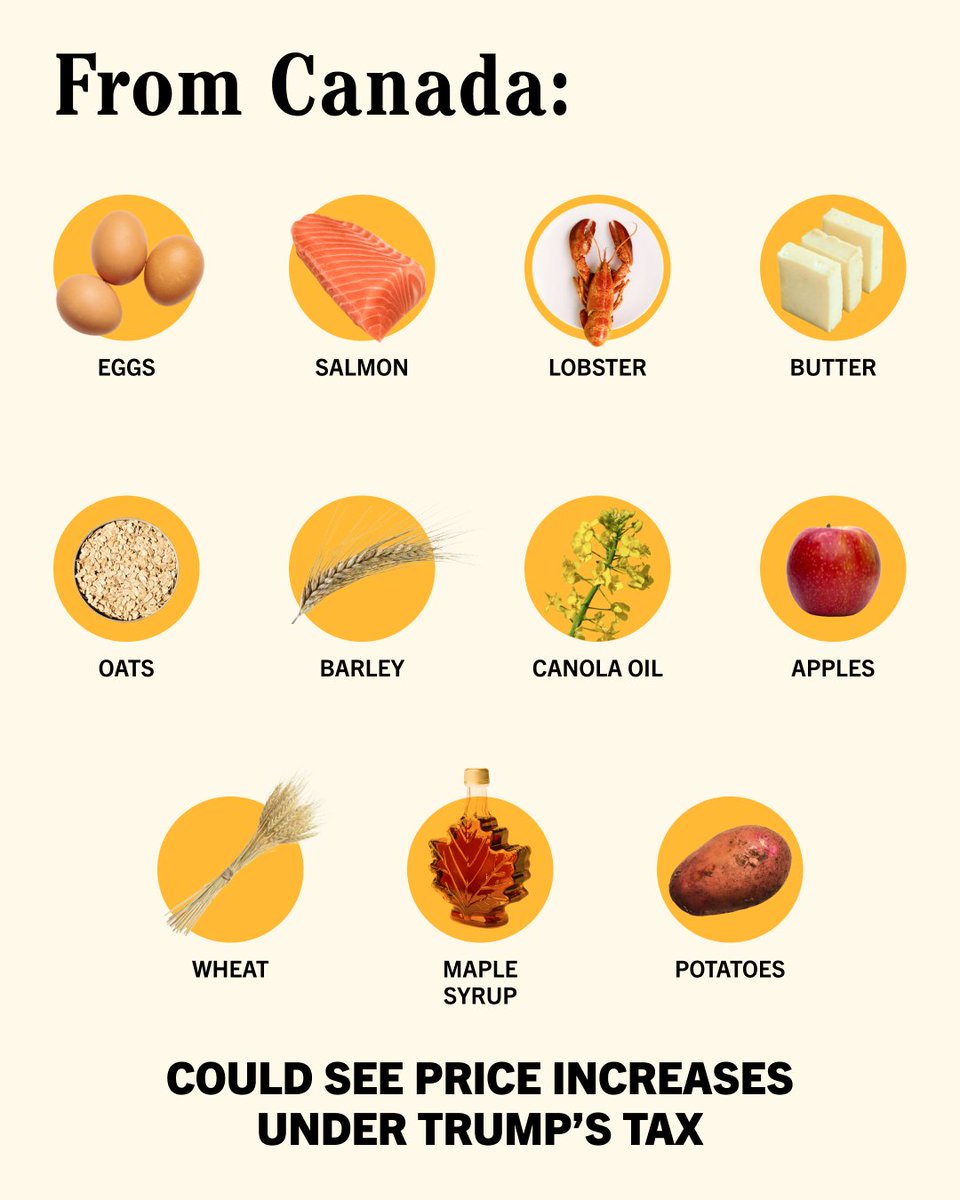 Trump’s tax on America’s biggest allies and trading partners will cause Americans to empty their wallets to feed their families.