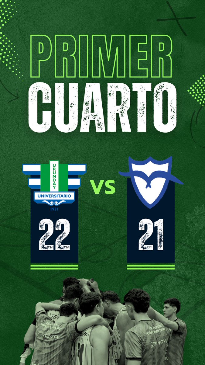 Club Urunday_oficial (@cluburunday) on Twitter photo Final del primer cuarto
<a href="/ClubUrunday/">Club Urunday_oficial</a> vs <a href="/ClubMalvin/">Club Malvín</a>
Somos deporte!!!
<a href="/LUB_Uy/">Liga Uruguaya de Básquetbol</a> Final del primer cuarto
<a href="/ClubUrunday/">Club Urunday_oficial</a> vs <a href="/ClubMalvin/">Club Malvín</a>
Somos deporte!!!
<a href="/LUB_Uy/">Liga Uruguaya de Básquetbol</a>