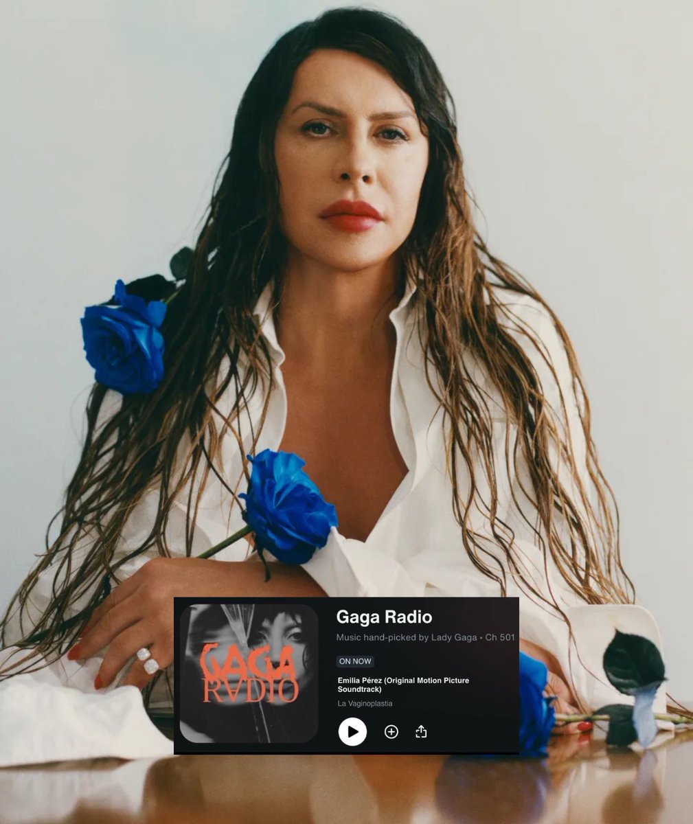 Lady Gaga is currently playing “La Vaginoplastia” from the Emilia Pérez (Original Motion Picture Soundtrack) on GAGA RADIO