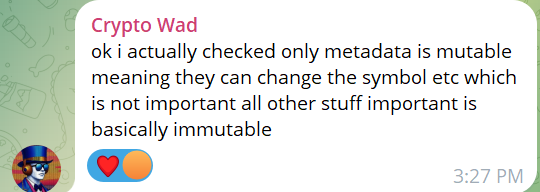 program immutable, supply locked, rewards system works flawlessly don't fade digital gold 
#btc $ibr