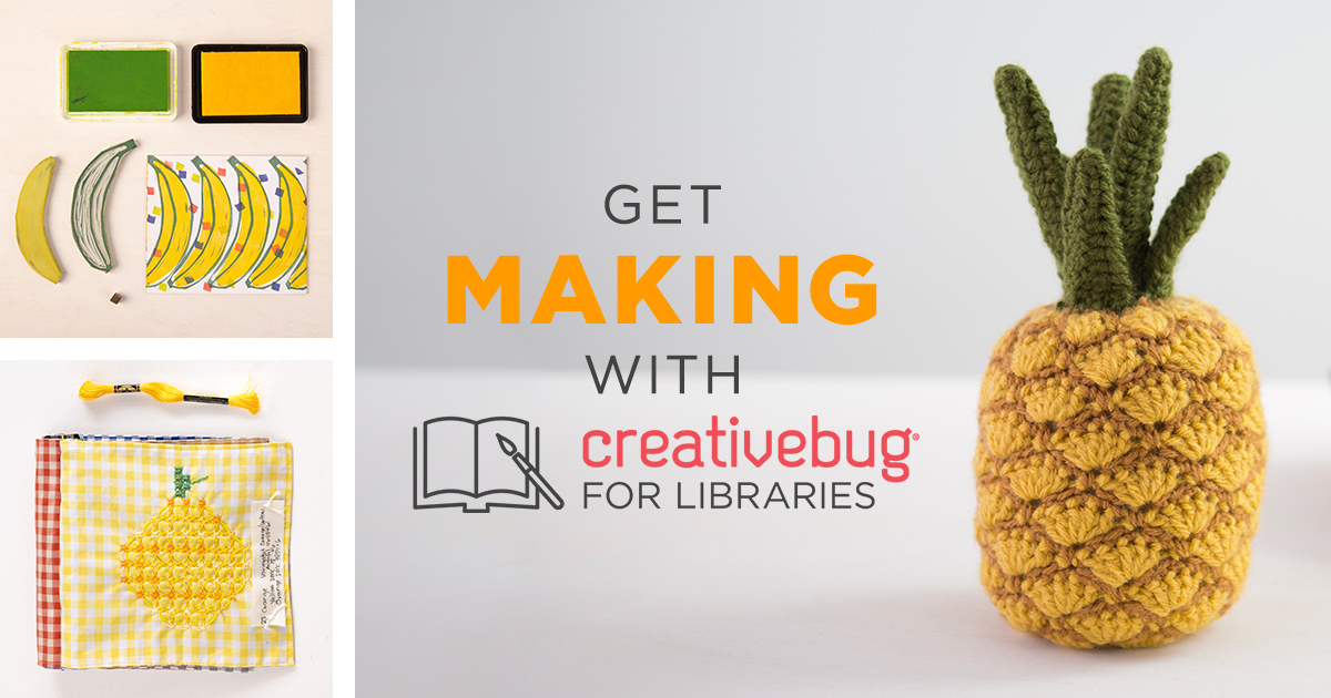 Whether you're into quilting, jewelry making, or paper crafts, Creativebug has something for everyone. 🧵

Explore diverse classes through the library ➡️ ptbolibrary.ca/Creativebug