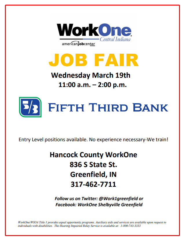 work1shelby's tweet image. Come find you next career
#Shelbyville #WorkOne