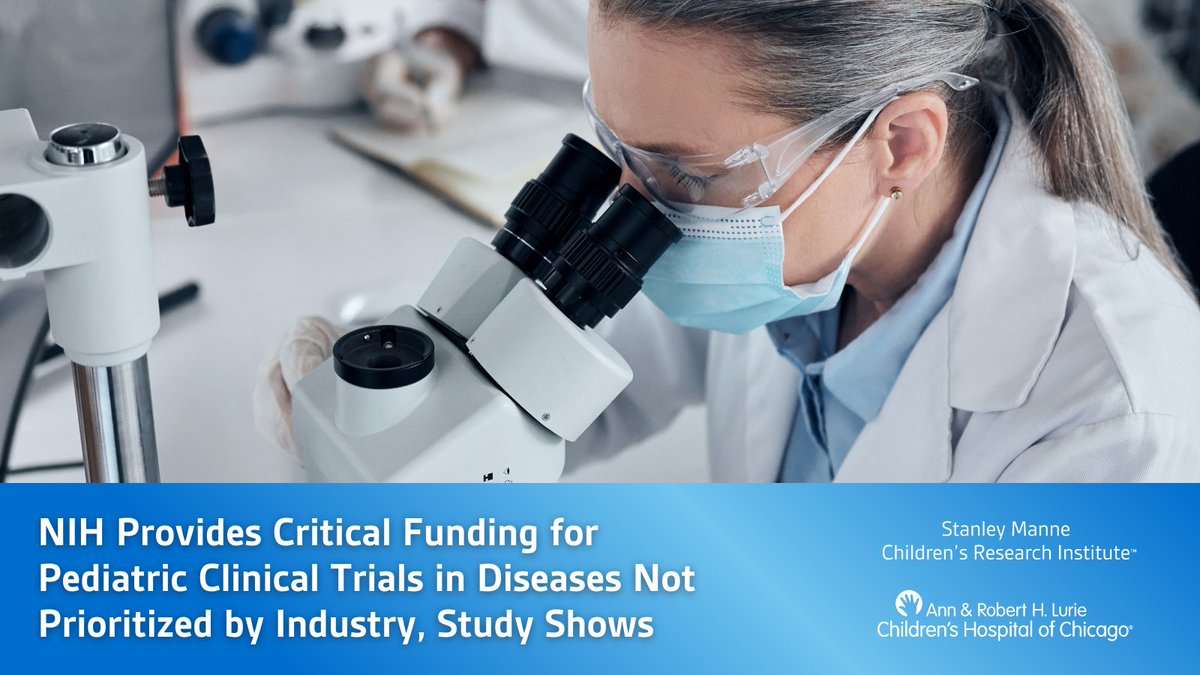 Stanley Manne Children's Research Institute (@manneresearch) on Twitter photo A new study by <a href="/LurieChildrens/">Lurie Children's</a> and <a href="/Nemours/">Nemours Children's Health</a> identifies #pediatric disease categories which are under-prioritized for #research funding, despite the substantial disease burden to #children. luriechildrens.org/en/news-storie… <a href="/SusannaMcColley/">Susanna McColley MD (she/her)</a> <a href="/NUFeinbergMed/">Northwestern Feinberg School of Medicine</a> A new study by <a href="/LurieChildrens/">Lurie Children's</a> and <a href="/Nemours/">Nemours Children's Health</a> identifies #pediatric disease categories which are under-prioritized for #research funding, despite the substantial disease burden to #children. luriechildrens.org/en/news-storie… <a href="/SusannaMcColley/">Susanna McColley MD (she/her)</a> <a href="/NUFeinbergMed/">Northwestern Feinberg School of Medicine</a>