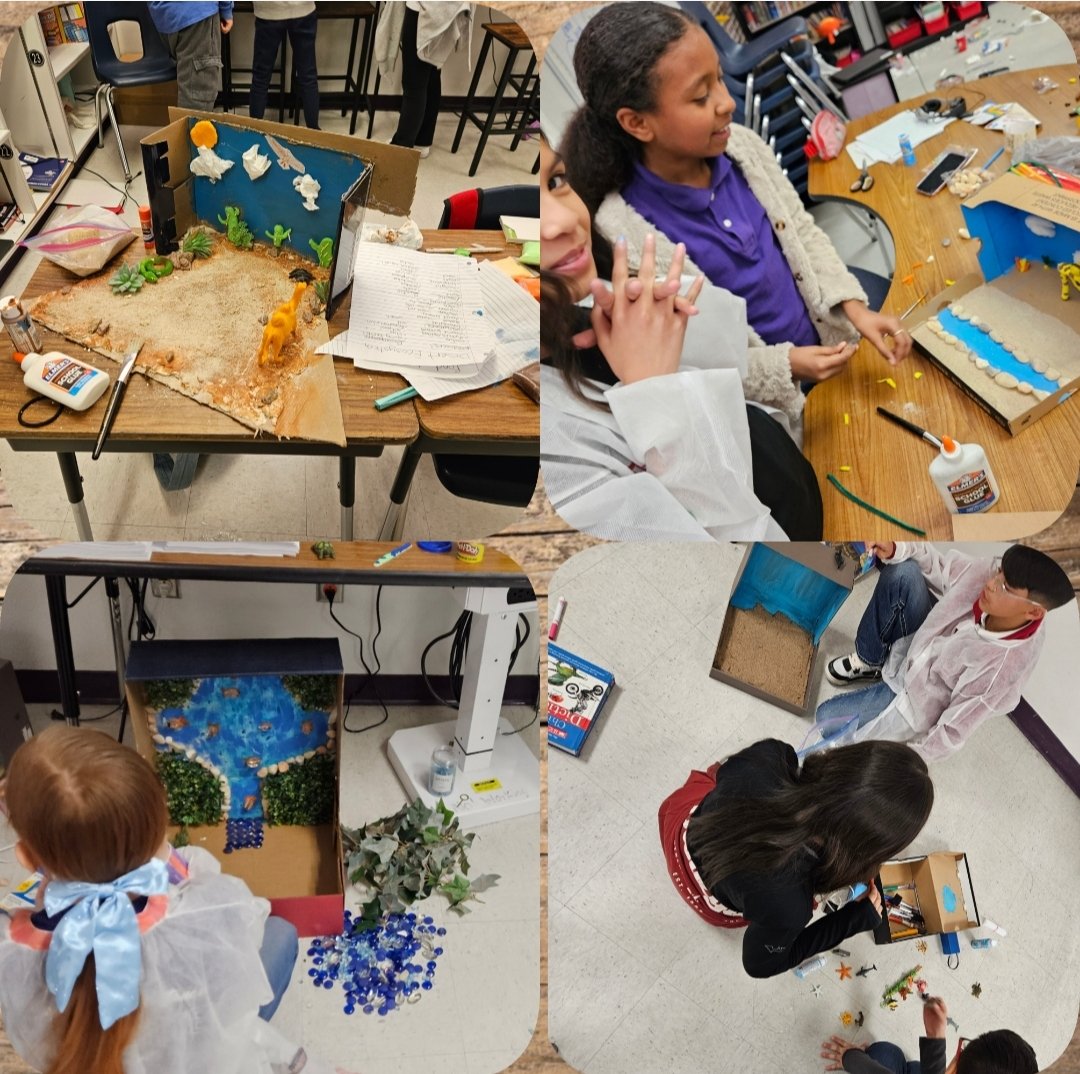 JMagdalen_IES's tweet image. Our kiddos are getting super creative making their Ecosystem Dioramas! I love the teamwork and creativity 😁 #ItsAnItuarteThing #AllIn #Knights