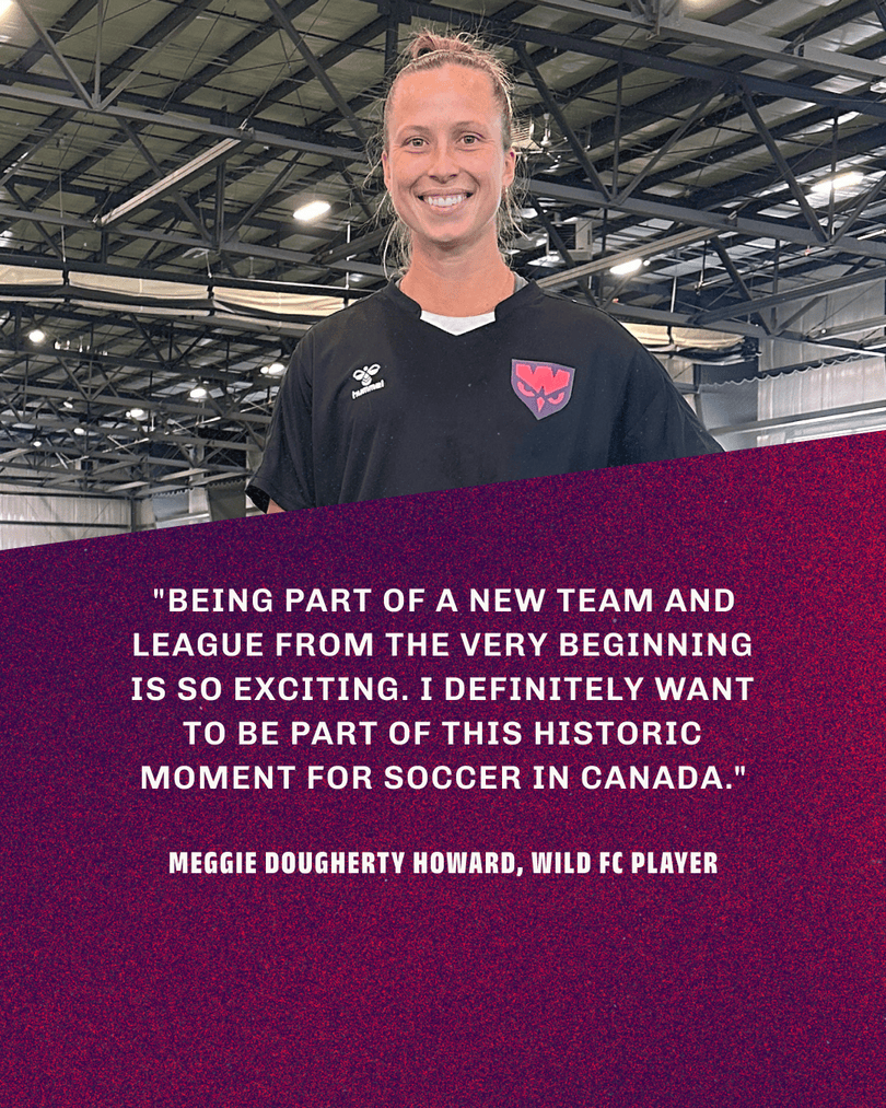 yycwildfc's tweet image. This is what dreams are made of! ⭐️ Hear from our players, @JenayaRobertson, @MeggieDH, @caleighboeckx and @_christiegray, as they share what playing on the Wild means for them! No matter their background, the sport brings them together. 🦉 #YYCWFC #WomenSports