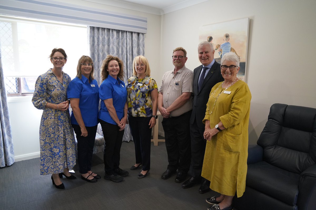 M_McCormackMP's tweet photo. Pleased to officially open the memory support unit at Cooinda Court Aged Care in #Junee alongside Member for Cootamundra @stephcookemp, Junee Shire Mayor Bob Callow & several dedicated directors & staff members.
Such an amazing facility providing a vital service to our region. https://t.co/MvV9xAlGVw