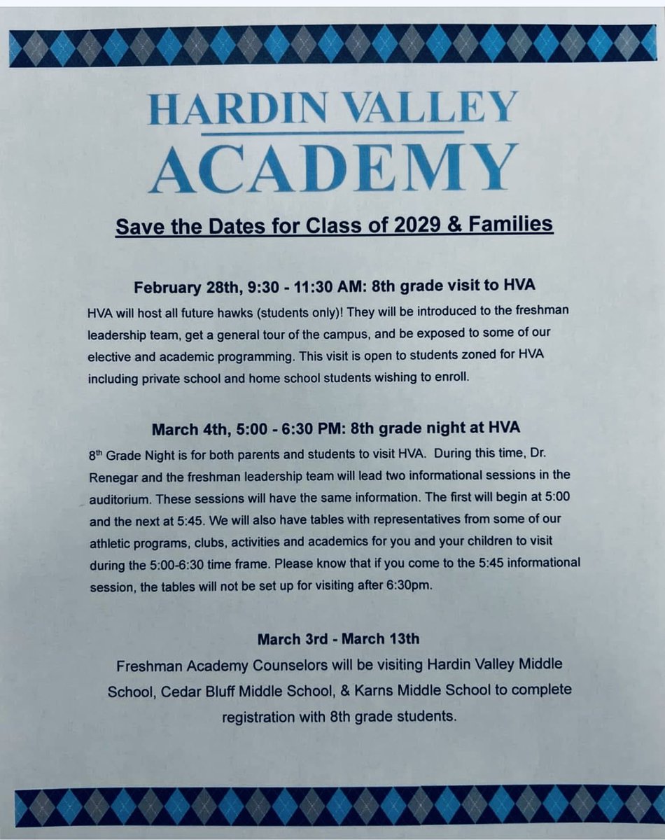 Karns Middle School (@karns_middle) on Twitter photo Just a reminder for those that this applies to. Just a reminder for those that this applies to.