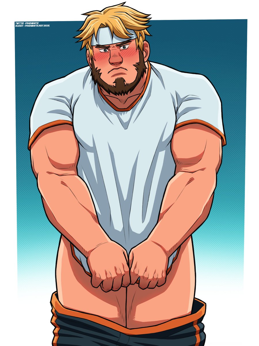 Commission for <a href="/kingofallcasual/">Kingofallcasuals</a> of Barry from Tokyo Mirage Sessions!

Great person to work with ❤️

#bara #bear #daddy #art #nsfw