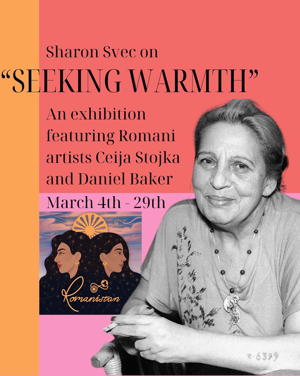 We interviewed artist and curator Sharon Svec about this exhibit featuring Ceija Stojka and Daniel Baker at Art At The Cave in Vancouver, WA from March 4-29. Amazing works on display! 

Listen here or wherever you get podcasts podcasts.apple.com/us/podcast/rom…