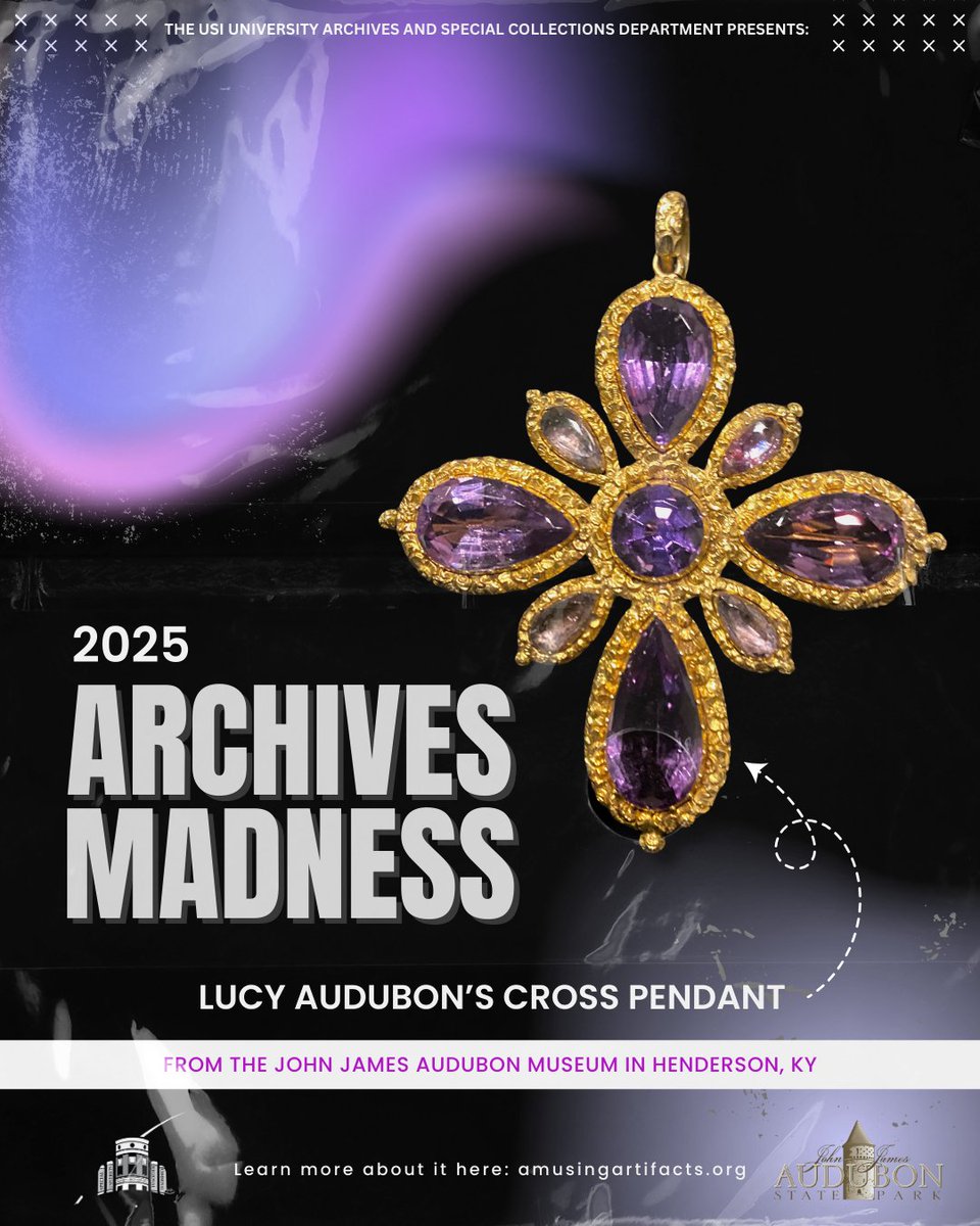 RiceLib's tweet image. Archives Madness 😮

From the John Audubon Museum in Henderson, KY 

- Brown Thrasher Drawing by John James Audubon, 1815

- Lucy Audubon's Cross Pendant