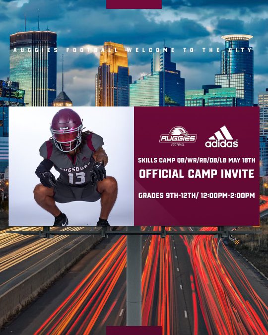 Thank you <a href="/Coach_JRogers/">Jeff Rogers</a> for the camp invite! Can’t wait to come out and compete.