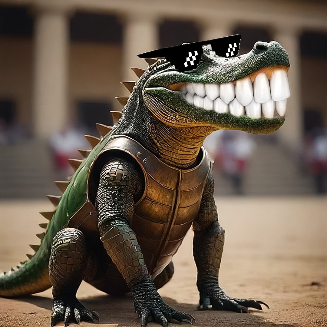 SUITING UP FOR BATTLE⚔️

The swamp is quiet… for now. But behind the scenes, the Croc Coin army is preparing for war.

Armor? Check ✅

Teeth? Sharpened ✅

Moon mission? Locked and loaded ✅ 

We’re not just building a coin—we’re building a movement.

#LCC #LaunchingSoon