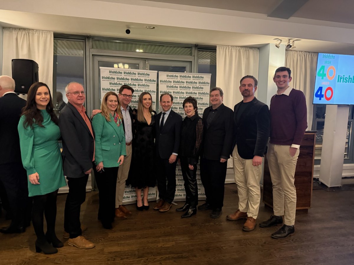 The IBO New York (@irishbusinessny) on Twitter photo Congrats to Niamh Drury on receiving The <a href="/IrishEcho/">Irish Echo Newspaper</a> 40 Under 40 Award! As the 2025 IBO Membership Officer, she celebrated with many fellow IBO members. Niamh, in-house counsel at <a href="/Amplify/">Amplify</a>, holds an LL.B from <a href="/tcddublin/">Trinity College Dublin</a>. Cheers to all honorees at the 18th annual event! Congrats to Niamh Drury on receiving The <a href="/IrishEcho/">Irish Echo Newspaper</a> 40 Under 40 Award! As the 2025 IBO Membership Officer, she celebrated with many fellow IBO members. Niamh, in-house counsel at <a href="/Amplify/">Amplify</a>, holds an LL.B from <a href="/tcddublin/">Trinity College Dublin</a>. Cheers to all honorees at the 18th annual event!